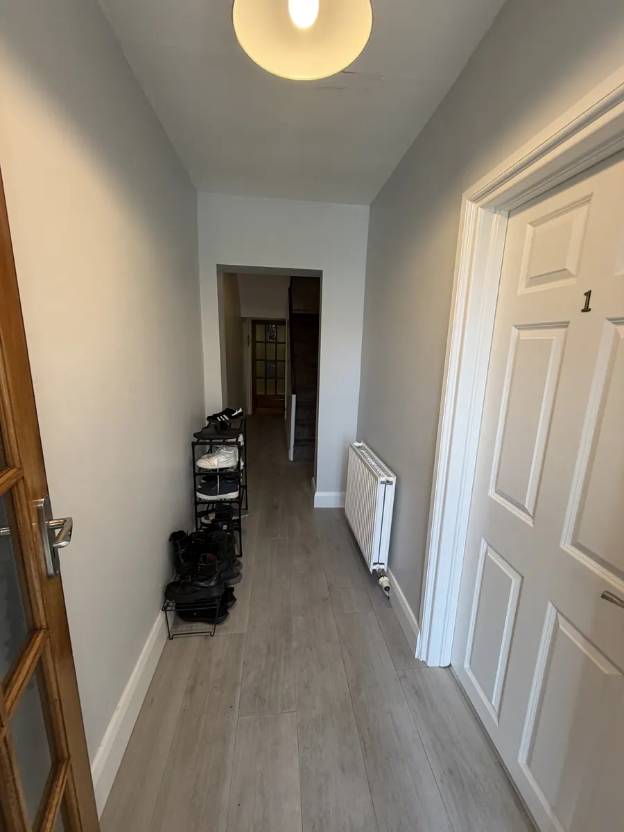 Hallway in the Dublin 9 six-bedroom HMO